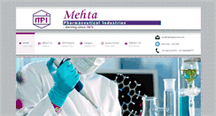 Desktop Screenshot of mehtapharma.com